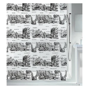 Sprchový závěs Places 180 × 200 cm od Spirella