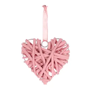 Srdce proutěné OC3773-PINK