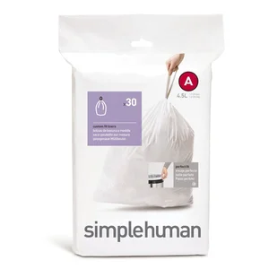 Stahovací pytle na odpadky 4,5 l, sada 30 ks – simplehuman