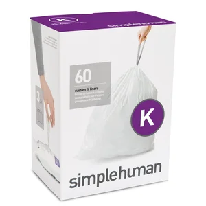 Stahovací pytle na odpadky K – 60 ks, 45 l pro Simplehuman