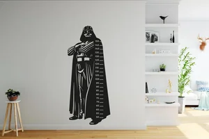 Star Wars Darth Vader Samolepka na Zeď 56x130 cm Černá