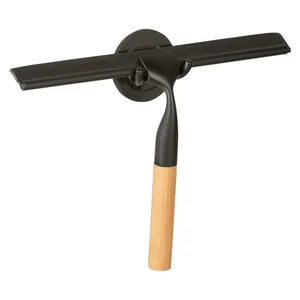 Stěrka na sklo s bambusovým držadlem Wenko Turbo-Loc®
