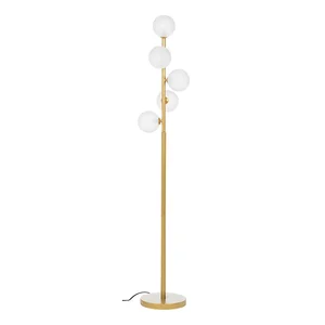 Stojací lampa Balls Gold – Bizzotto, výška 156,5 cm