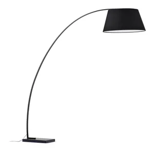 Stojací lampa Juhe 210 cm – Kave Home, černá