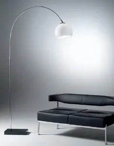 Stojací lampa s kamenným podstavcem, E27, 100 W – PERENZ