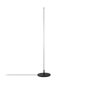 Stojací LED lampa černá 153 cm