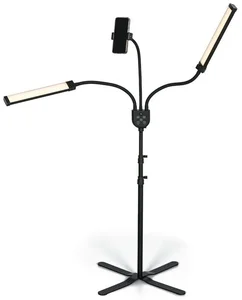 Stojací LED lampa Virtue pro kosmetiku a tvorbu obsahu