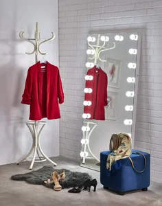 Stojací zrcadlo PEARL s LED osvětlením