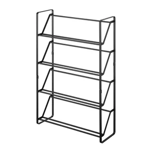 Stojan na boty Yamazaki Frame, černý, 4 patra