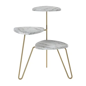 Stojan na květiny Novogratz Athena bílo-zlatý