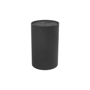 Stojan na nože Orion Black s štětinami Ø 11 cm