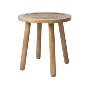 Stolek Dendron z mangového dřeva, Zuiver ⌀43 cm