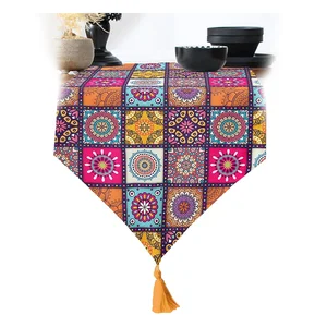 Stolní běhoun Mandala Tiles 45x140 cm – Minimalist Cushion Covers