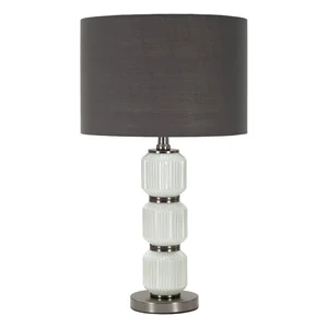 Stolní lampa Bright šedá Mauro Ferretti