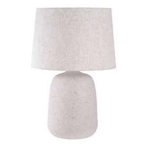 Stolní lampa Croft s textilním stínidlem