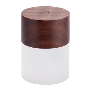 Stolní lampa Gingko s stmívatelným skleněným stínidlem