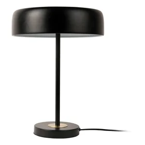 Stolní lampa Gold Disc s kovovým stínidlem