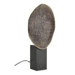 Stolní lampa Neev, antracitová kovová, 57 cm vysoká