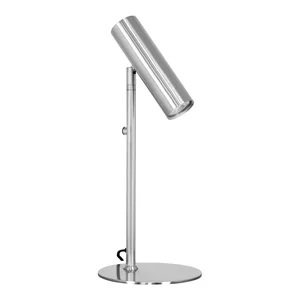 Stolní lampa Paris Nordic – ocelová, stříbrná, 47 cm