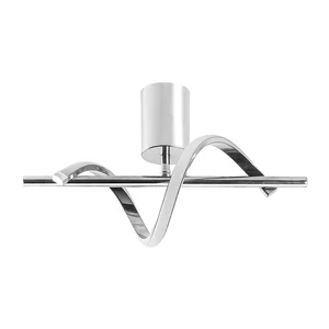 Stříbrné LED stropní svítidlo Likma Ø7 cm