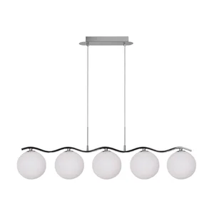 Stříbrné závěsné svítidlo Ramon 12x86 cm
