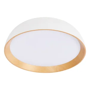 Stropní LED svítidlo Calabria 40 cm bílá a přírodní