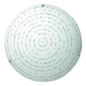 Stropní LED svítidlo s skleněným stínidlem 30 cm