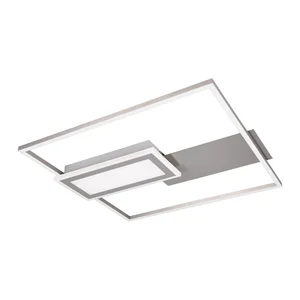 Stropní LED svítidlo Spiro - Trio, stříbrná, 50x53 cm