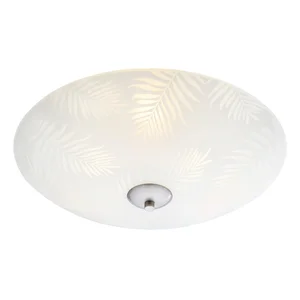 Stropní svítidlo Blad 43 cm s elegantním skleněným stínidlem
