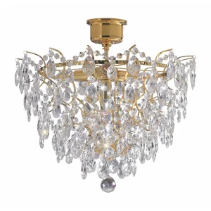 Stropní svítidlo Markslöjd Rosendal Luxy 48 cm zlaté
