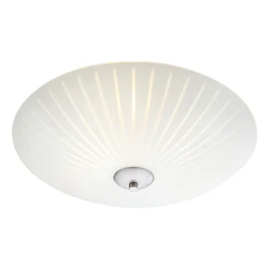 Stropní svítidlo s skleněným stínidlem 43 cm