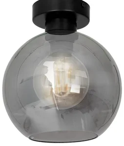Stropní svítidlo Sofia - Černé, E27, 60W