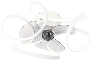 Stropní ventilátor Mandy s LED osvětlením a dálkovým ovládáním