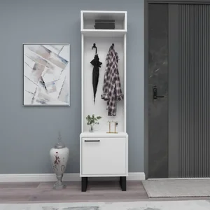 STRYN Předsíňová stěna – bílá