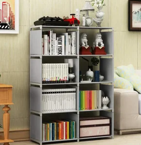 STUDY: Víceúčelový regál kov/látka