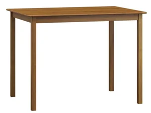 Stůl DASHEN 1, 130 × 80 cm, masiv borovice, dubové moření