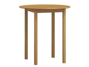 Stůl DASHEN 3, průměr 80 cm, masiv borovice