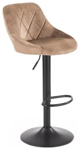 Stylová barová stolička 106x47 cm černohnědá HA0059