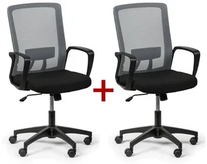 Stylová kancelářská židle BASE - Speciální nabídka 1+1 zdarma, šedá barva