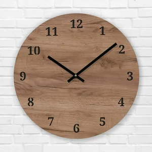 Stylové Dřevěné Nástěnné Hodiny Basic pro Moderní Domov