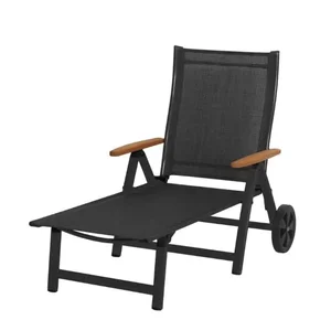 Sun garden ASS COMFORT lehátko – antracit a černá