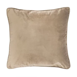 Světle béžový velvet polštář Tiseco Home Studio 45x45 cm