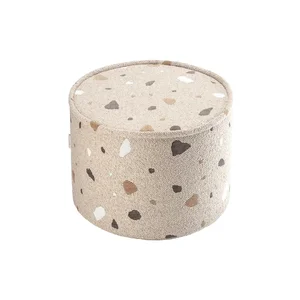 Světle hnědý dětský puf Terrazzo Wigiwama