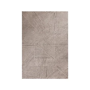 Světle hnědý ručně tkaný vlněný koberec 170x240 cm Golden Coffee