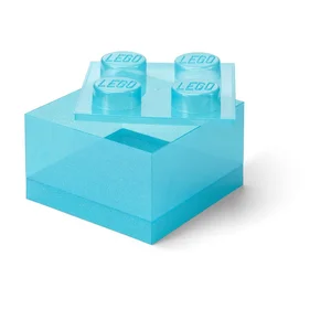 Světle modrý dětský úložný box na LEGO® a drobnosti