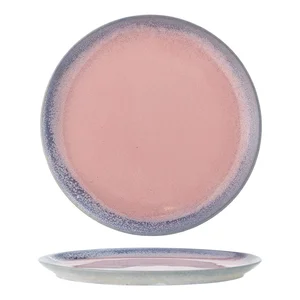 Světle růžový kameninový talíř 26,5 cm Paula Bloomingville