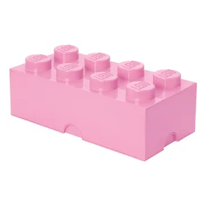 Světle růžový LEGO úložný box