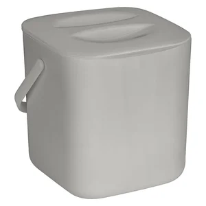 Světle šedá kompostovací nádoba 3 l Conny Wenko