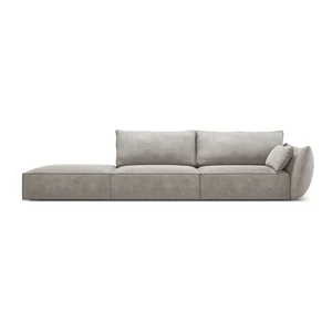 Světle šedá rohová lenoška Vanda Mazzini Sofas