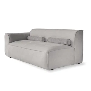 Světle šedý levý modul pohovky Flex Felix